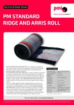 Technical Data Sheet PM FIRST- AND GRAT-ROLLE STANDARD (STANDARD RIDGE AND ARRIS ROLLS)