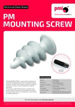 Technical Data Sheet PM MONTAGEDÜBEL (PM MOUNTING SCREW)